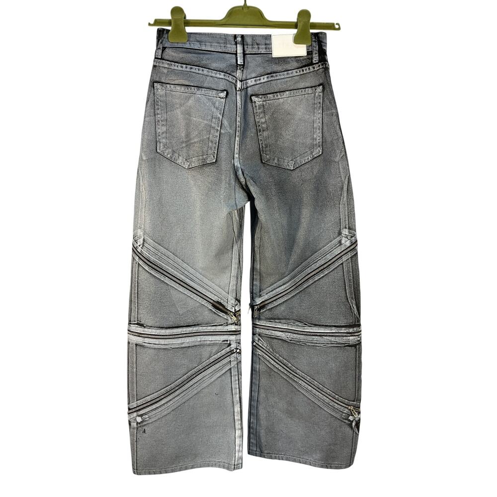 Eb Denim Zipped Gray Frederic Denim Jeans Size 24 - Picture 3 of 5